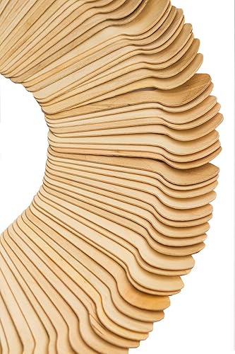Miniatura 1 de Perfect Stix Mini cucharas de madera, ecológicas, desechables, de 4.5 pulgadas, paquete de 300 unidades Perfect Stix.Desechables, respetuosas con el