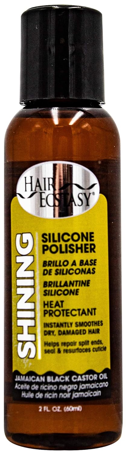 Silicone Hair Polisher 2oz Jamaican Black Castor Oil