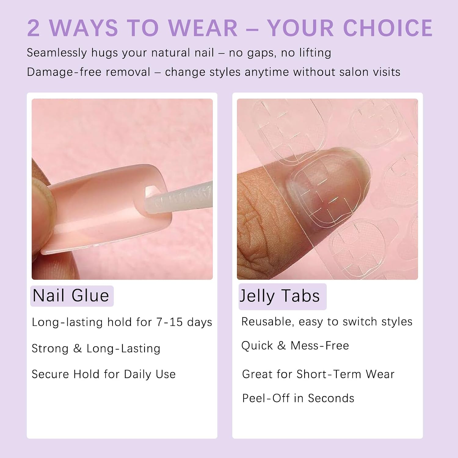 AddFavor Long Stiletto Press on Nails Black Fake Nails, 120pcs Full Cover Nails Press ons Artificial False Nail Tips 12 Size Glue on Nails for Women Girls