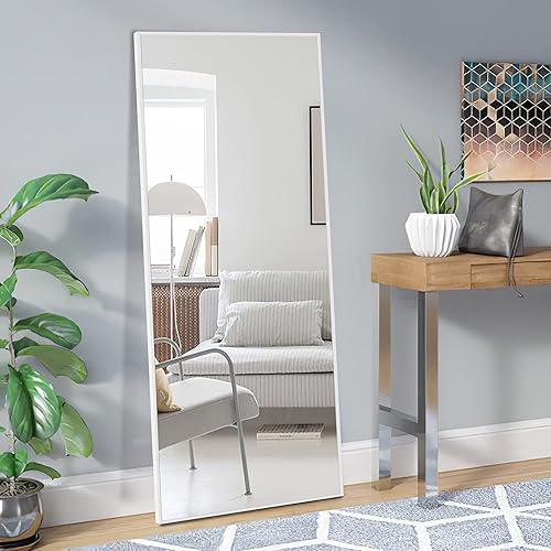 Miniatura 7 de NeuType Espejo de pared para colgar en pared, dormitorio, baño, sala de estar, 44 x 16 pulgadas, espejo de puerta de longitud completa para