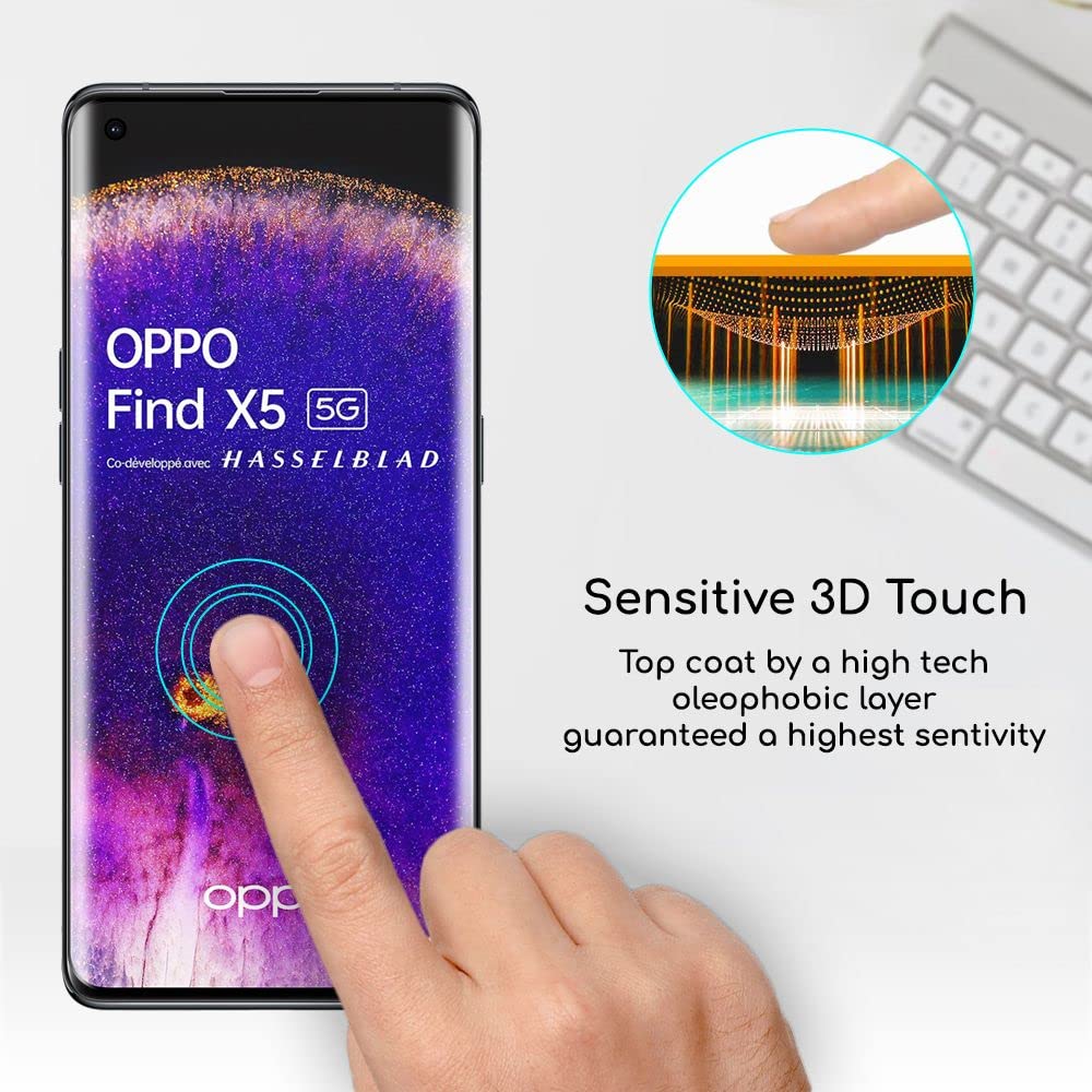 AOKUMA 3D Vetro Temperato OPPO Find X3/X3 Pro, [2 Pezzi] Pellicola - Foto 10