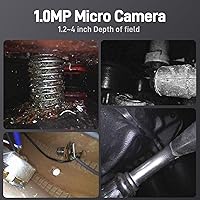 Vista 6 de Teslong - Cámara endoscopio USB C con luz, cámara de boroscopio de serpiente tipo C con 8 luces LED, cámara de inspección flexible impermeable de 10