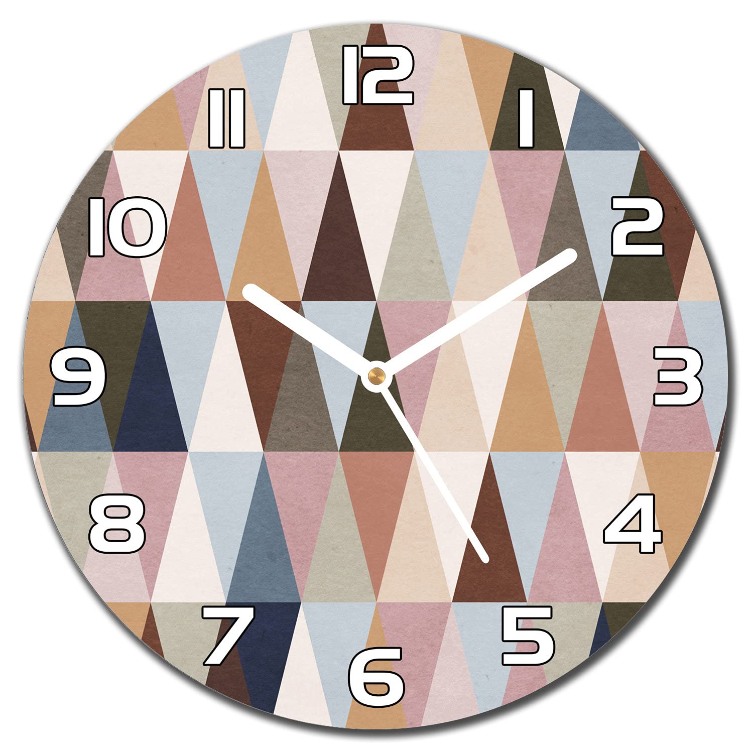 Horloge en verre lisible et robuste pour éviter les murs vides dans la cuisine