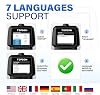 Topdon Al300 ، قارئ رمز الماسح الضوئي Obd2 ، أداة التشخيص التلقائي للسيارة مع وظائف Obd2 الكاملة ، أداة مسح رمز خطأ المحرك Can ، شاشة عرض Hd Lcd ، للسيارات بعد عام 1996