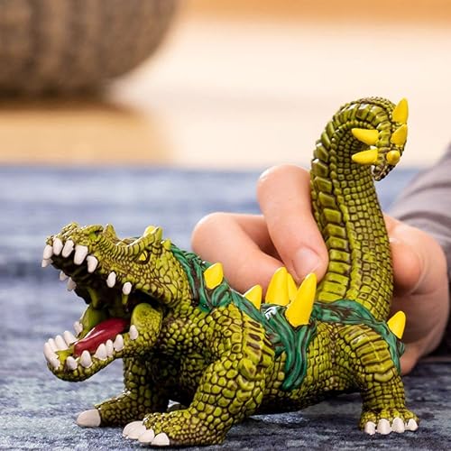 Miniatura 2 de Schleich Eldrador Creatures Mythical Swamp Monster Figurine  Monstruo de pantano de cocodrilo ultra realista con escamas verdes y dientes feroces,