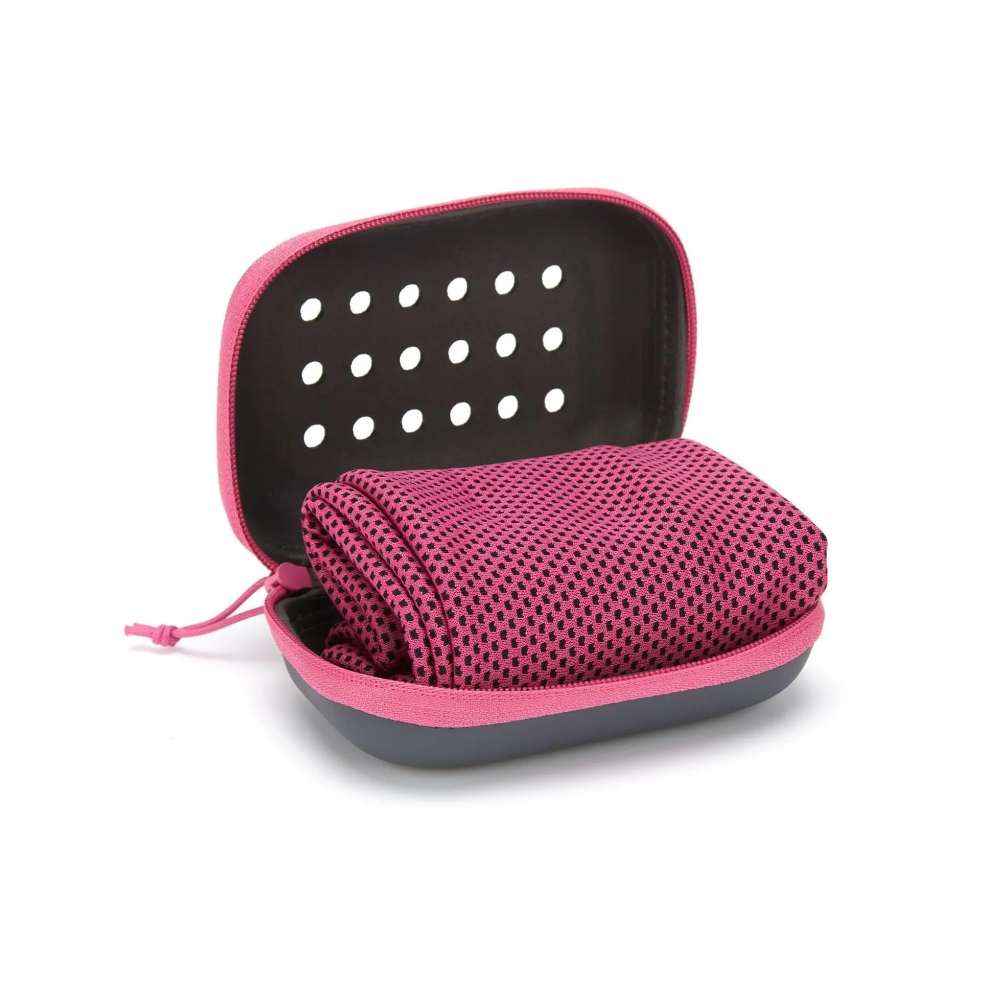 Asciugamano rinfrescante in cotone poliestere | Multicolor for gli sport all'aria aperta: asciugatura rapida, traspirante(Pink)
