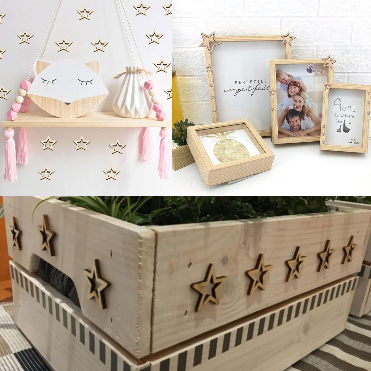 Copeaux De Bois En Forme Coeur Embellissement D'amour Centres Tables