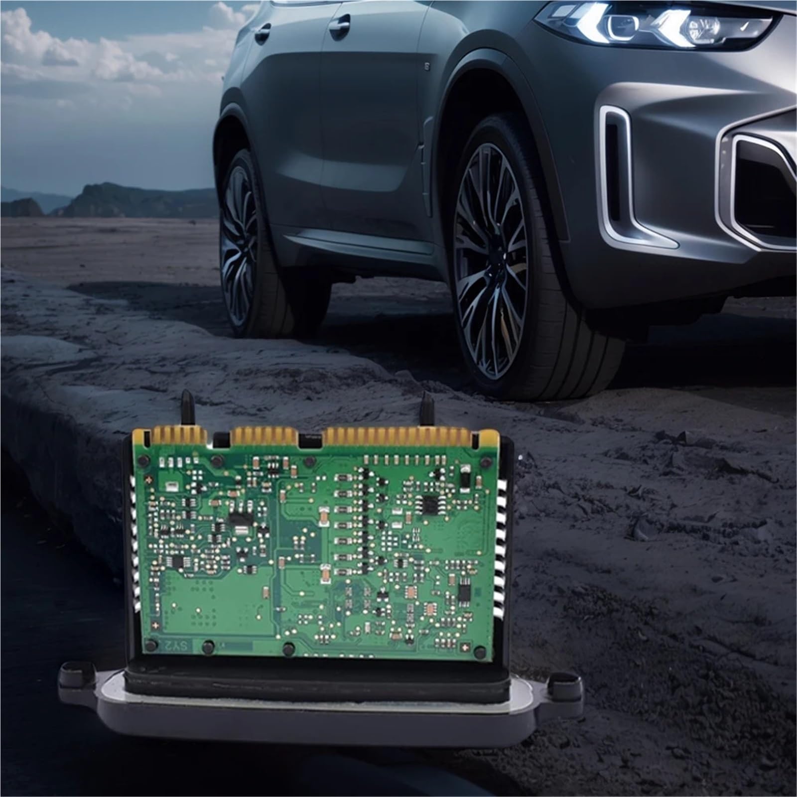 Moduł sterujący lampą reflektorów Moduł reflektora ksenonowego TMS Wymień 63117316217 63117329157 adaptacyjnego pasuje do serii 5 F10 F11