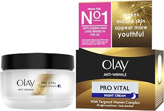 Olay Anti-Wrinkle Pro Vital Anti-Ageing Night Moisturiser, 50ml