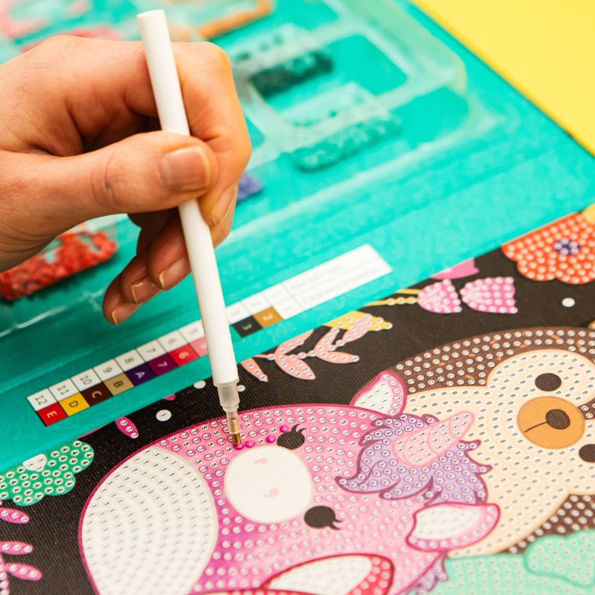 Curious Universe | Original Squishmallows Crystal Creations Kit | Diamond Painting for Kids and Teenagers | Diamond Art for Children