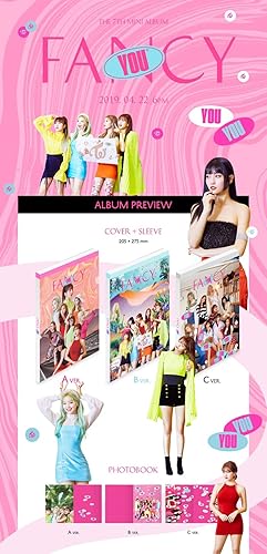 Miniatura 2 de Twice Fancy You 7th Mini Album Random Vesion PhotoBook+1p Lenticular+5p PhotoCard+1p Pegatina+Seguimiento Kpop Sellado