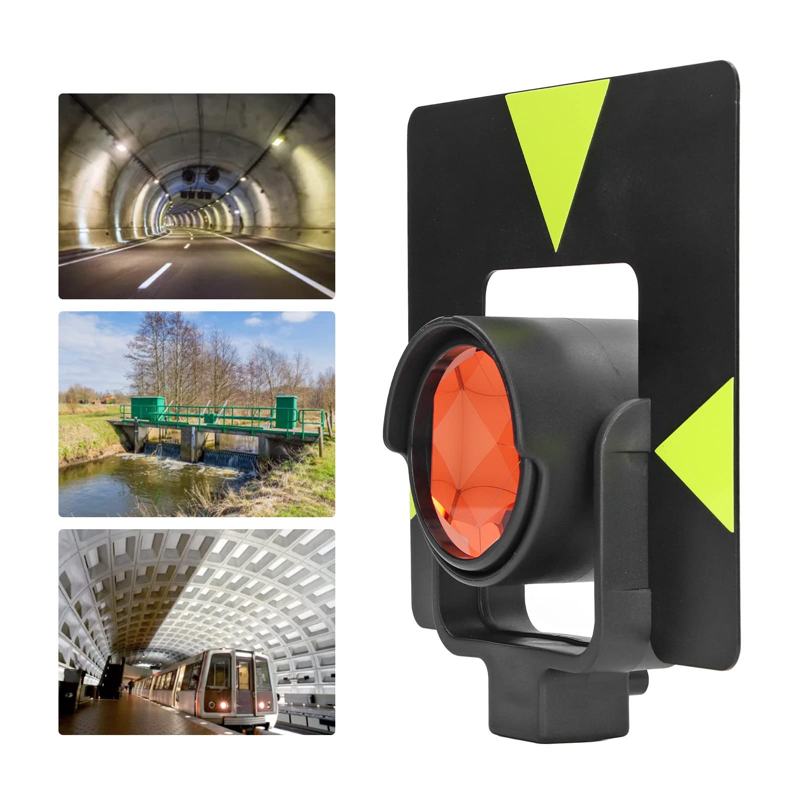 FTVOGUE PRISM TOTALE STRIZIONE PRISM DELAMENTO 64 Mm GLAN in Inclinazione Singola per, Ampiamente Applicabile in Subwaytunneldam, Materiale in Vetro K9