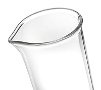 Vista 2 de EISCO Cilindro graduado, 1.7 fl oz - ASTM, tolerancia clase A ±0.0.8 fl oz - Collar protector, base hexagonal - Graduaciones blancas - Vidrio