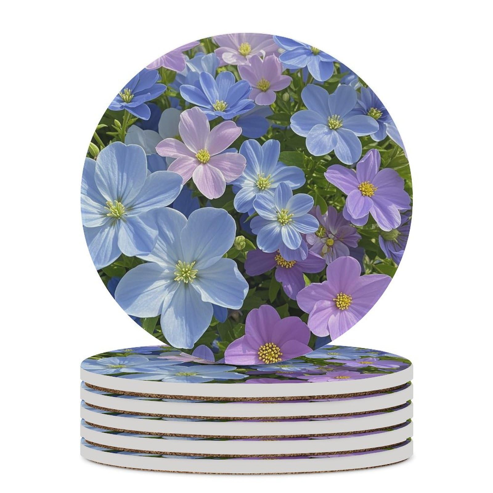 Dessous de verre céramique absorbant pour éviter les traces de verre