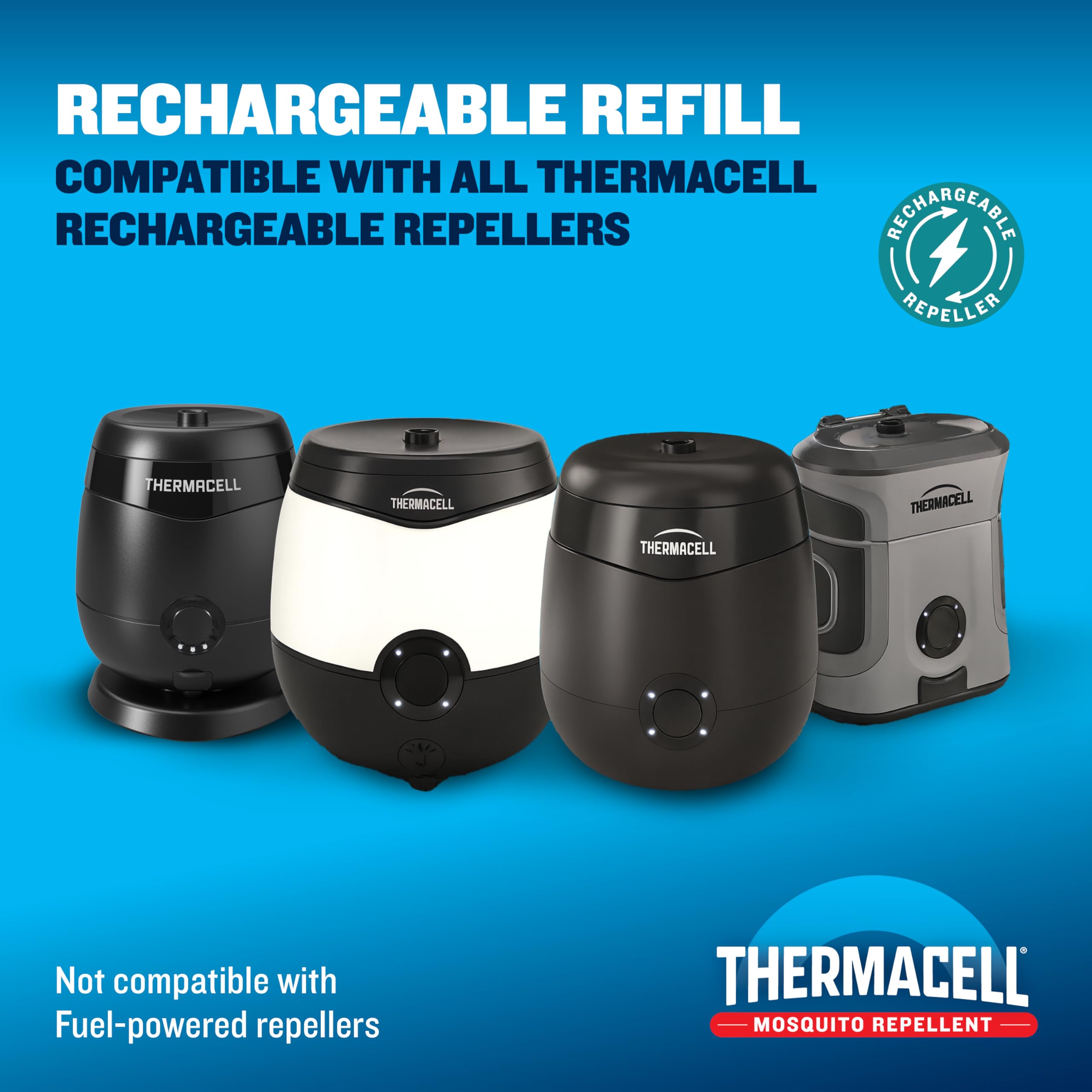 Thermacell Rechargeable Mosquito Repeller Refills; Advanced Repellent Formula Provides 20 Foot Protection Zone; Compatible with Thermacell E-Series & Radius Only; No DEET, Spray or Flame - 2