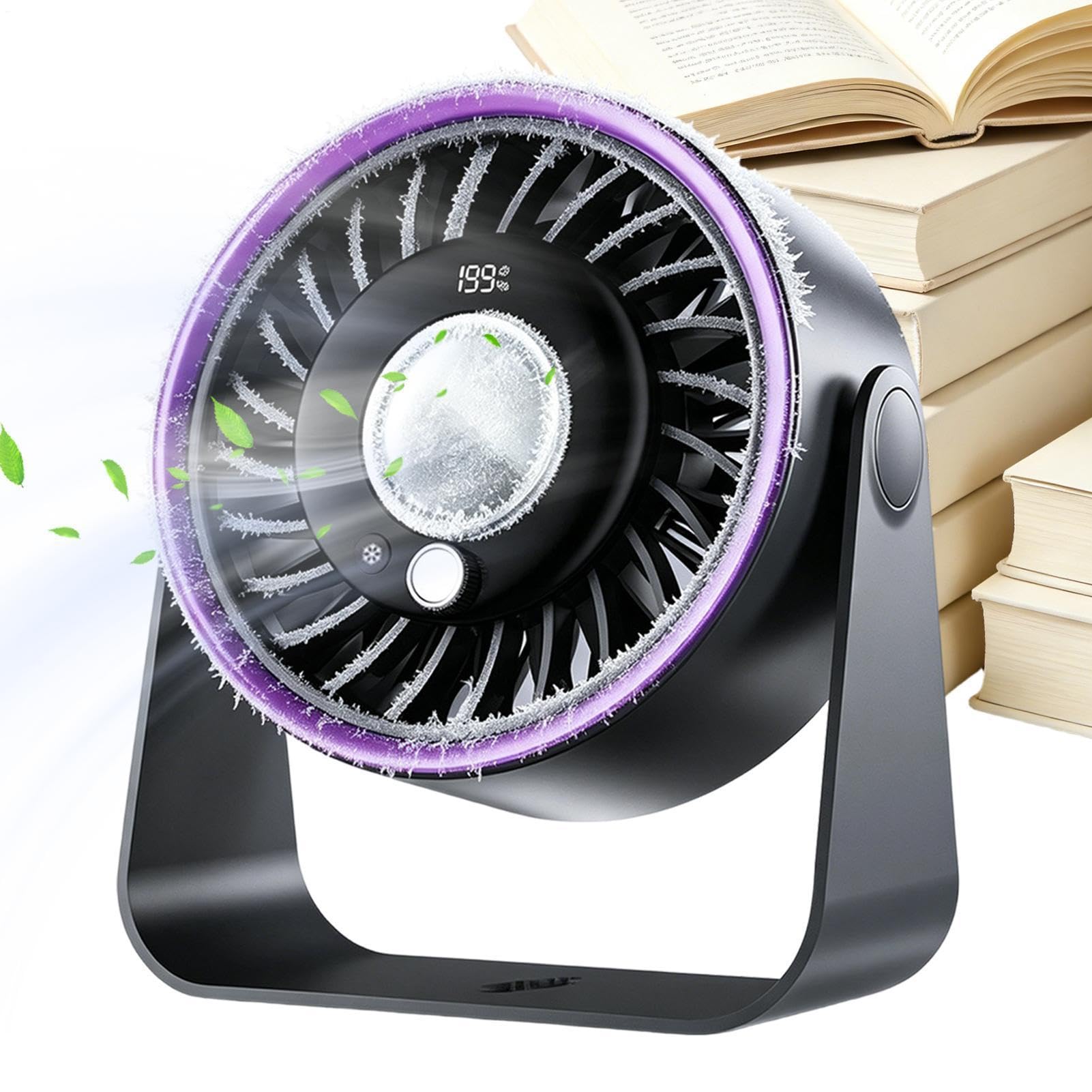 Ventilateur portatif puissant rechargeable rafraîchisseur portable silencieux chambre