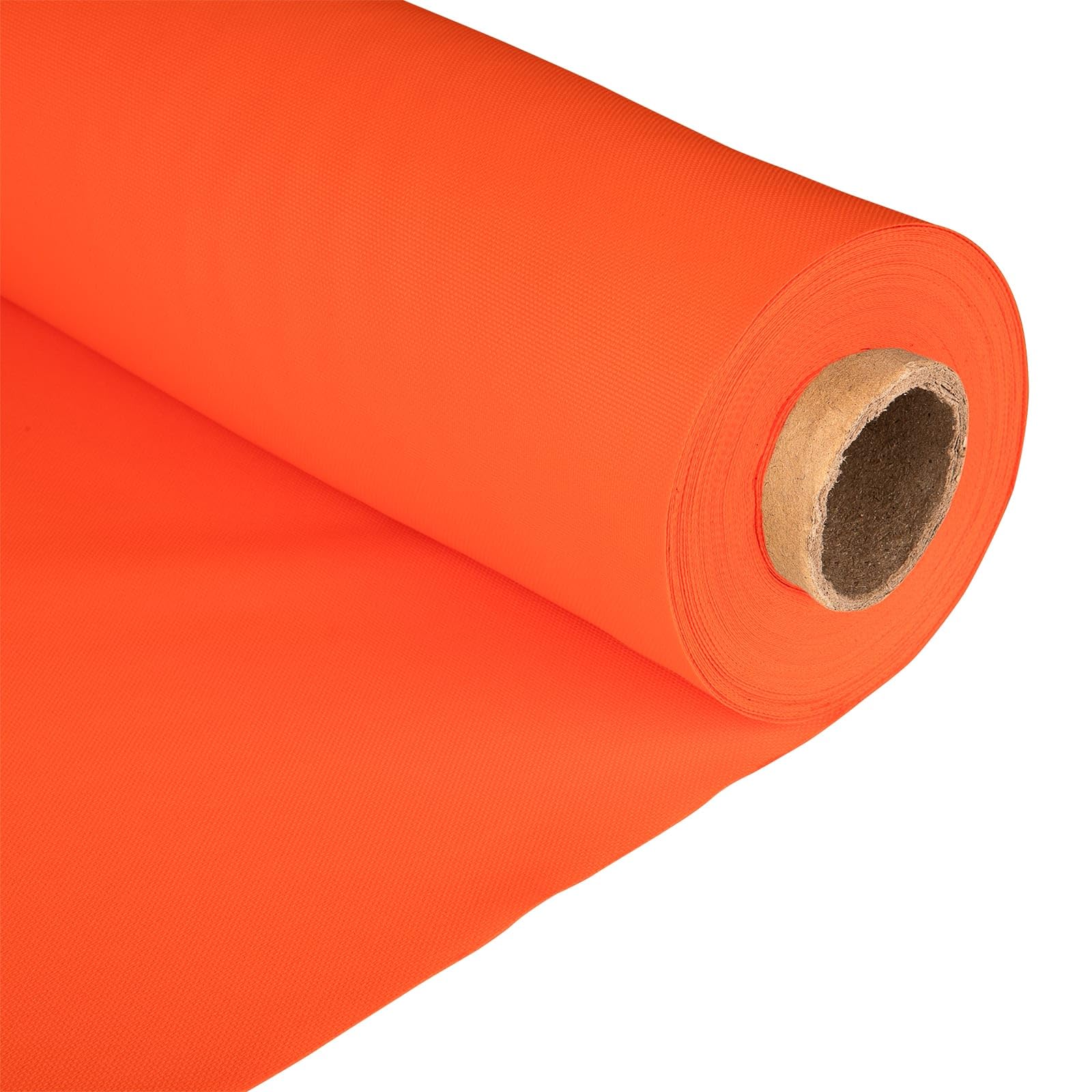 7 Oz Waterproof PU Polyurethane Canvas Fabric - 58 Inch Wide. Awning, Upholstery Material for Outdoor Furniture, Gazebo Covers, Shed Roofing (Flo Orange,10 Metre) — image 1
