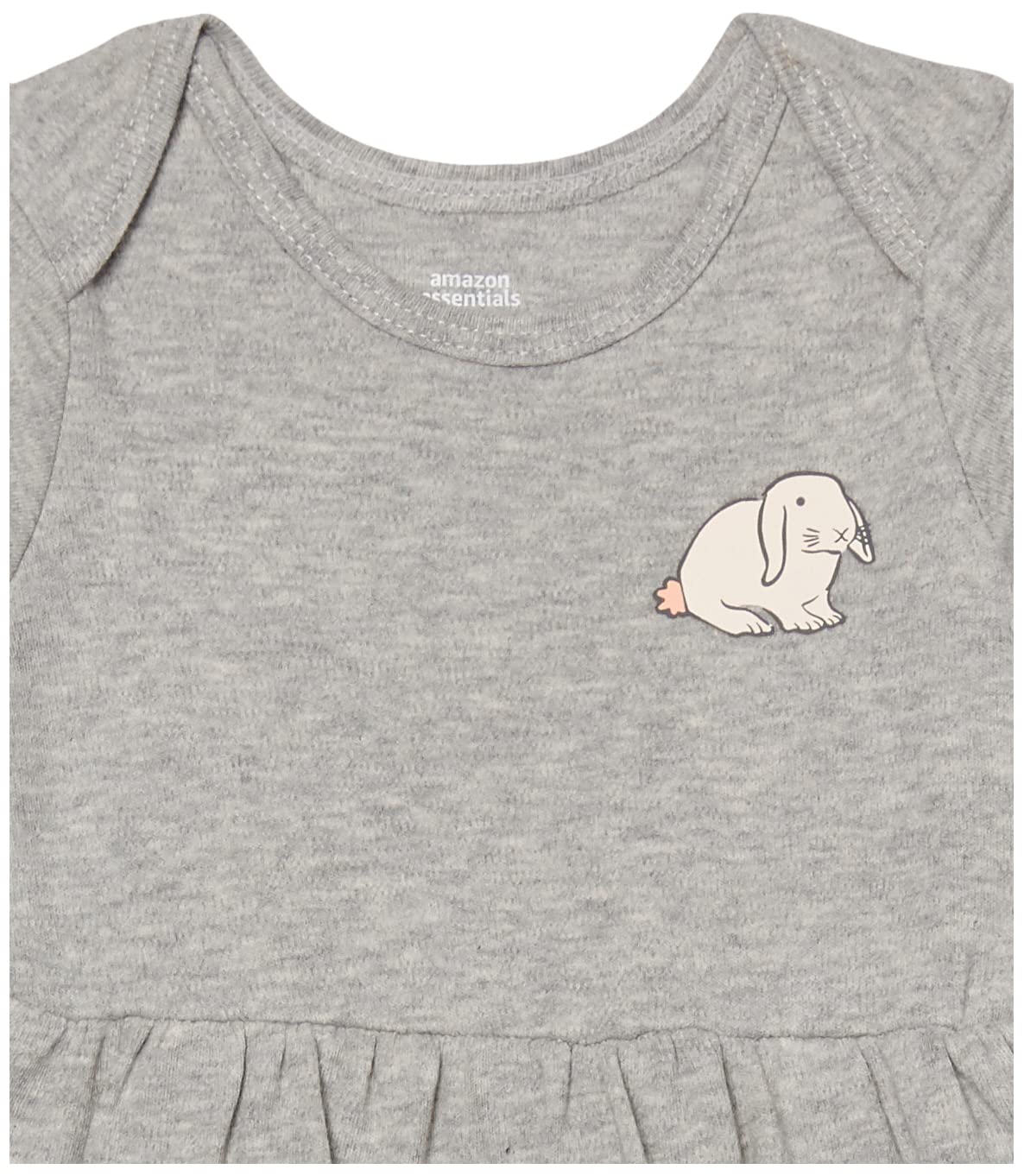 Amazon Essentials Abito in Cotone A Maniche Corte Bimba, Pacco da 3