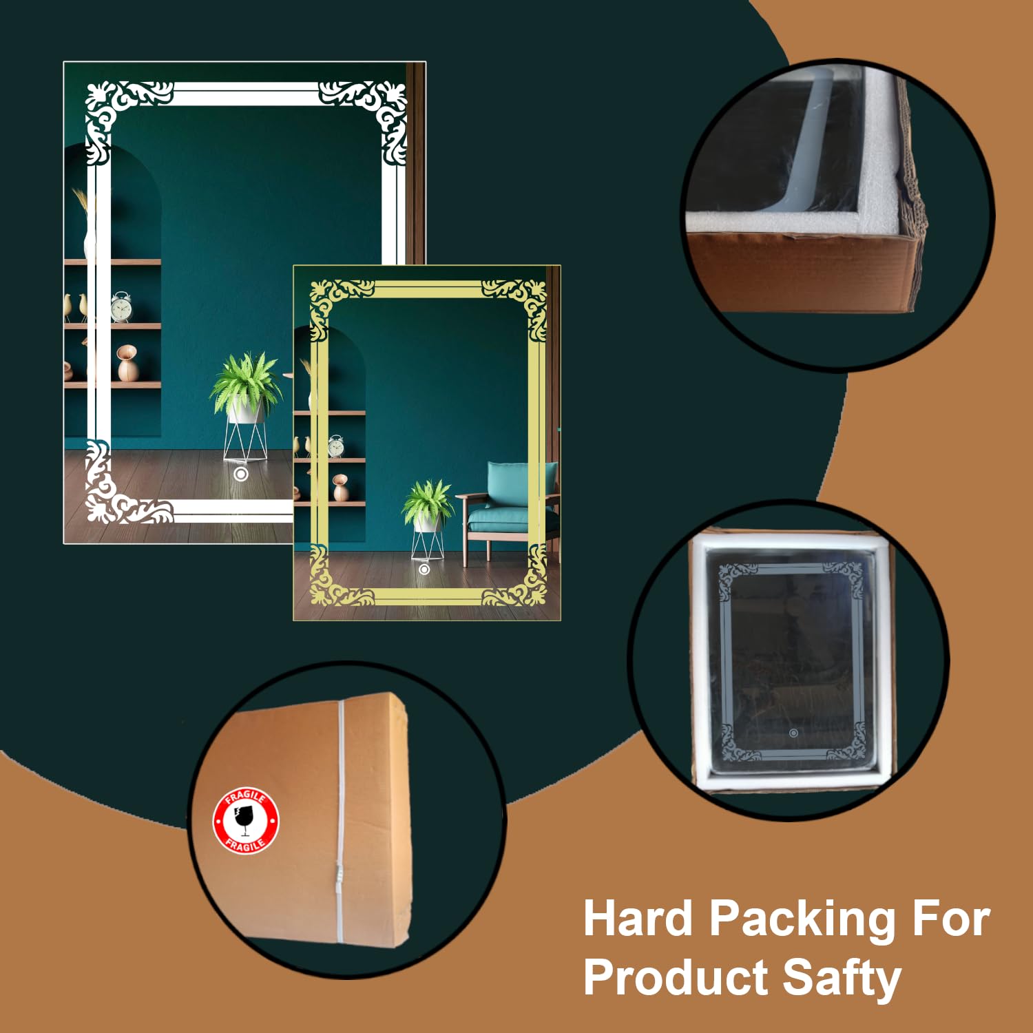 LED Mirror Safe Packaging