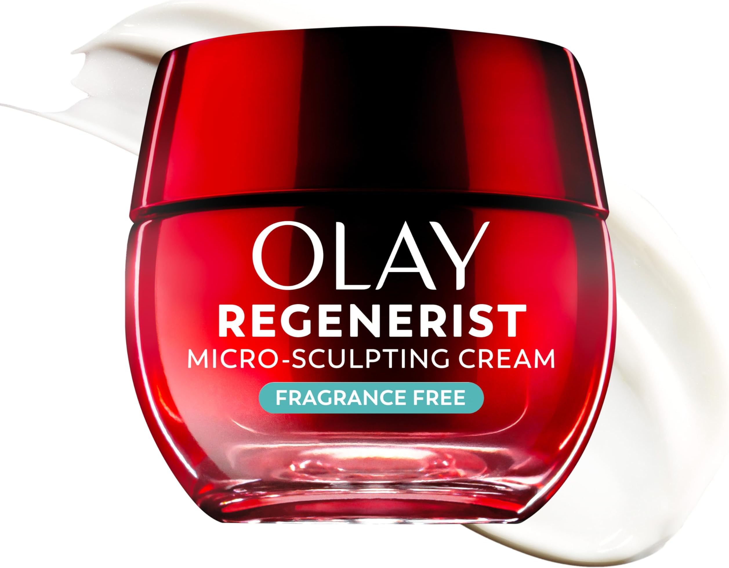 Face Moisturizer, Regenerist Micro-Sculpting Cream for Women, Fragrance-Free - Anti-Aging, Anti-Wrinkle, Firming Skin Care - Triple Collagen Cream, Peptide, Hyaluronic Acid, Niacinamide, 1.7oz