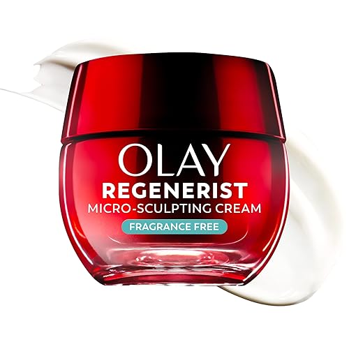 Olay Face Moisturizer, Regenerist Micro-Sculpting Cream for Women, Fragrance-Free -