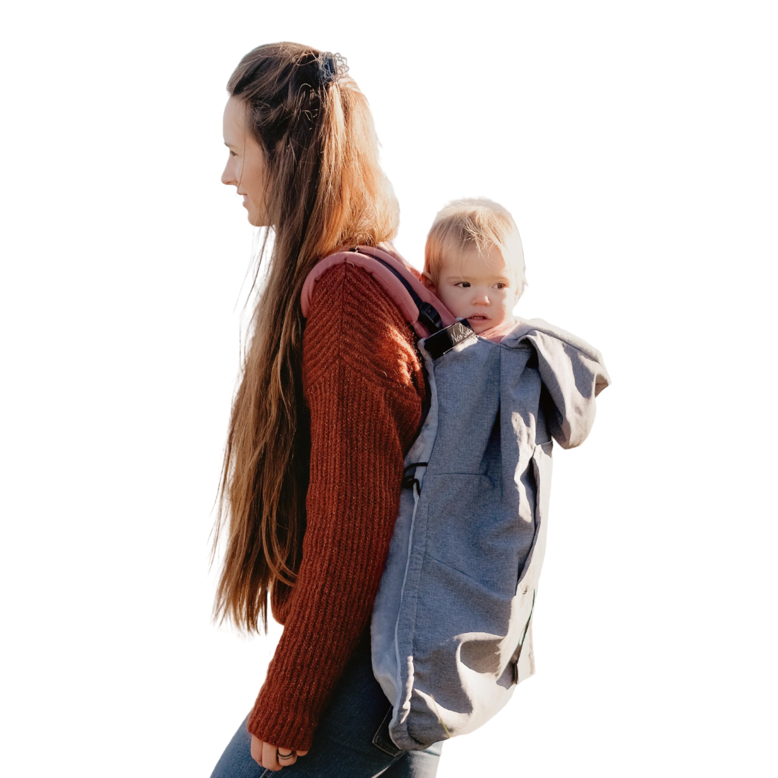 Néobulle - Cobertor Porteo 3 en 1 Néobulle Grey con Triple Uso Invierno | Tejido Técnico Softshell | Apto Hasta los 3 Años | Cobertor Portabebes Adaptable como Manta o Saco de Dormir | Color Gris