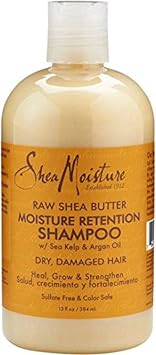 Shea Moisture Raw Shea Butter, DUO set Moisture Retention Shampoo + Restorative Conditioner, 13 Ounce, 1 each by Shea Moisture