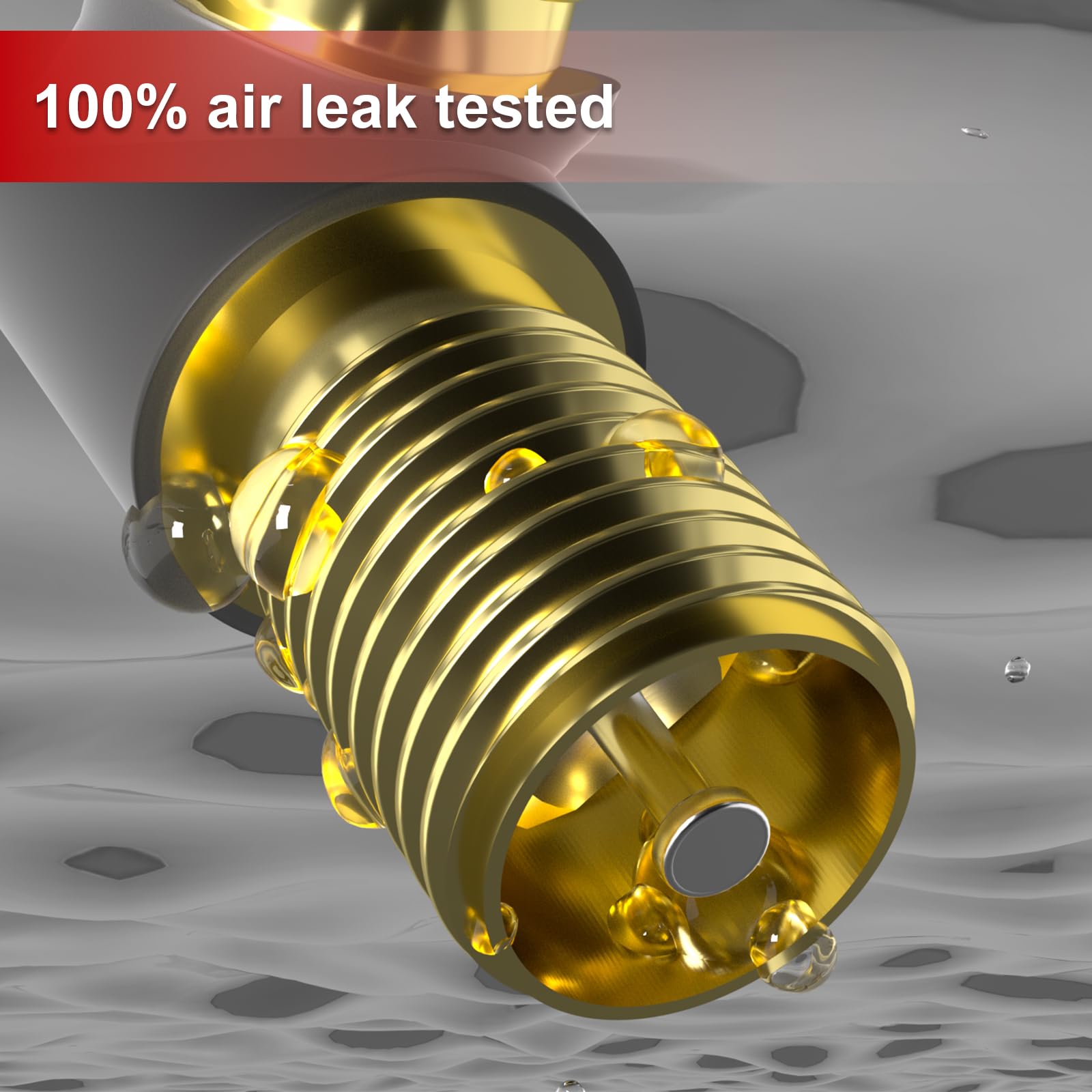 SUNSOUL TR600HP - Válvulas de neumático de alta presión a presión, vástagos de válvula de goma sin cámara para agujeros de llanta de 11,5 mm y para la mayoría de vehículos de alta resistencia, paquete