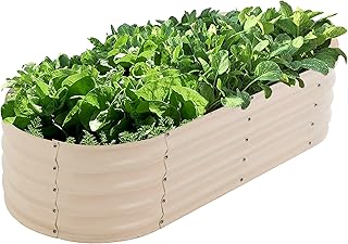 Sponsored Ad - Sundale Outdoor Galvanized Raised Garden Bed Kit, 4x2x1ft Planter Raised Garden Boxes Outdoor with Anti-Rus...