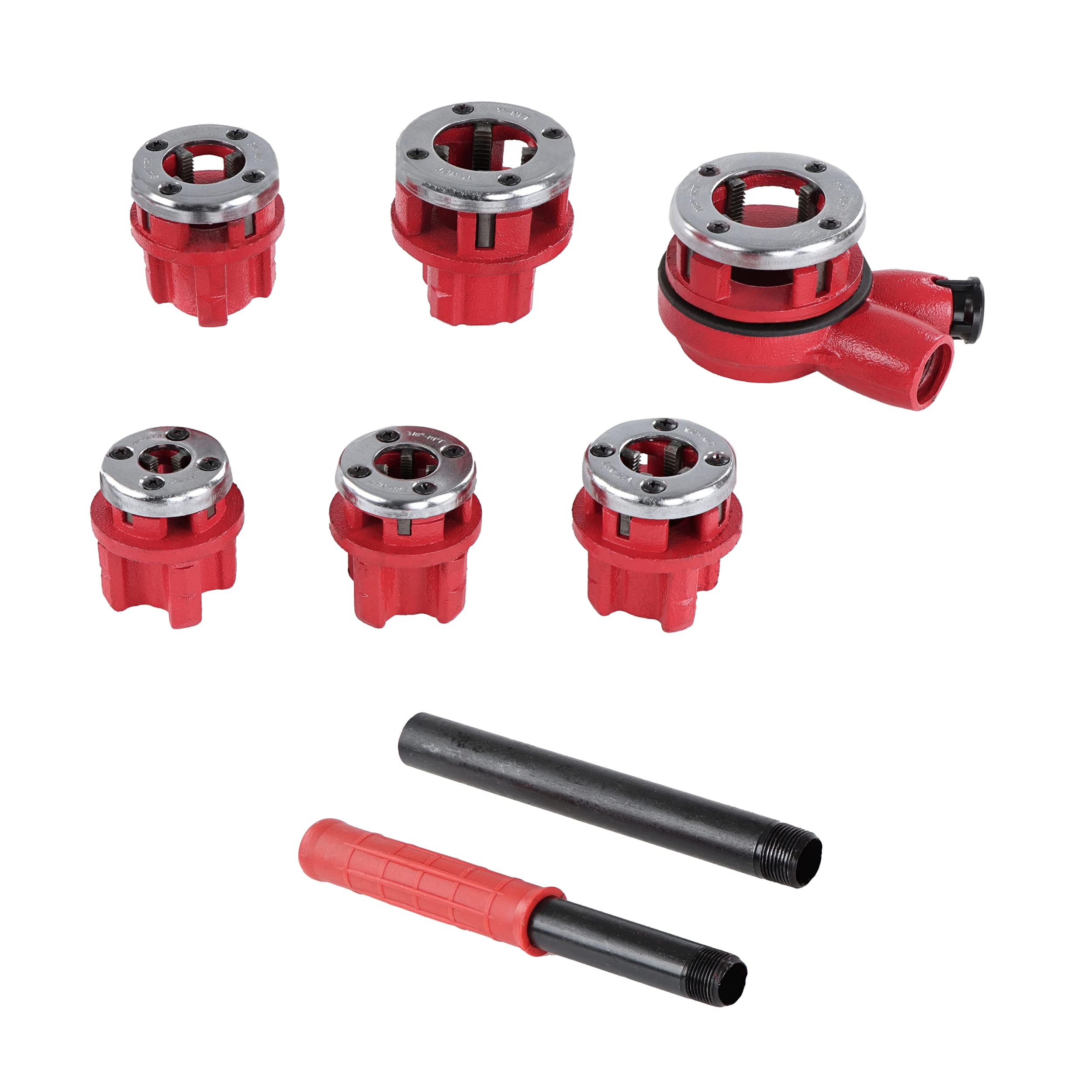 Buy ABN Ratchet Pipe Threader Galvanized Pipe Threader Kit with 6