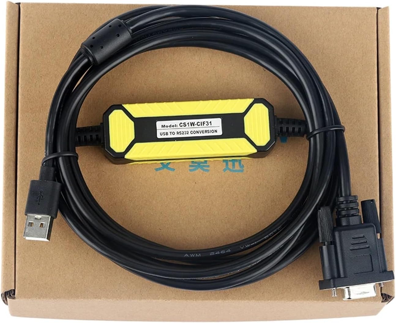 CS1W-CIF31 Adapter for USB Switch Serial to R232 Programming Cable USB-RS232 Optical Converter Line USB Port(Female Port)