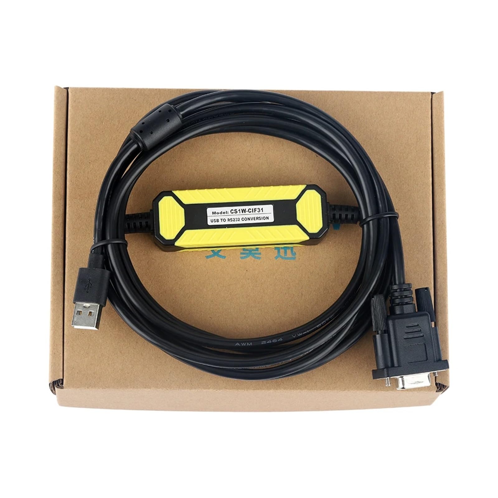 Commutateur USB CS1W-CIF31, Port USB série, câble industriel RS232 USB-RS232 adapté au Port RS232(Blue Isolation Type)
