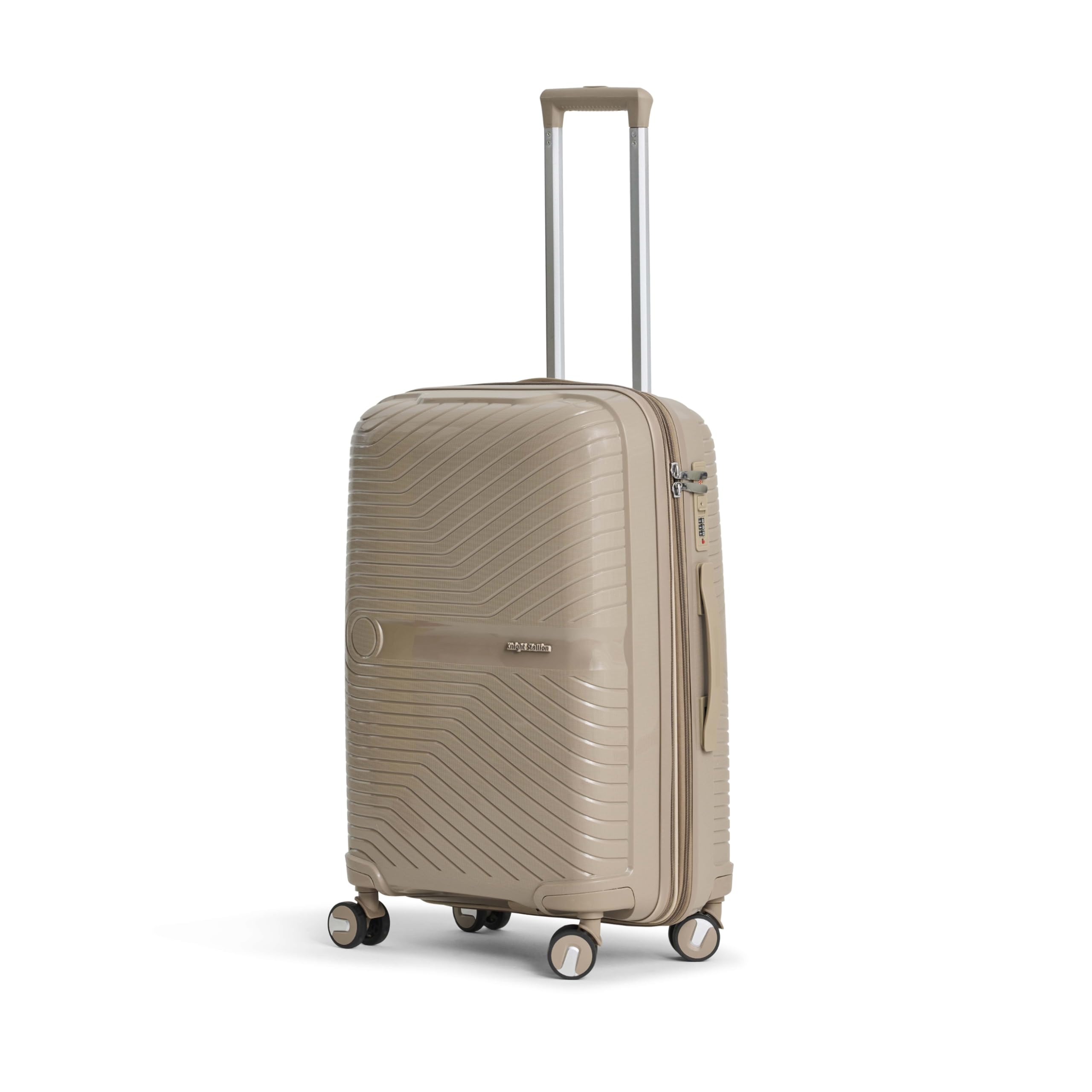 Cabin 50cm (Small) Polypropylene 360 Degree 8 Wheels Trolley Bag for Travel Hard Case Luggage, Lightweight with Combination Lock & Robust Trolley with 3 Yrs Warranty (Coffee)-image-22