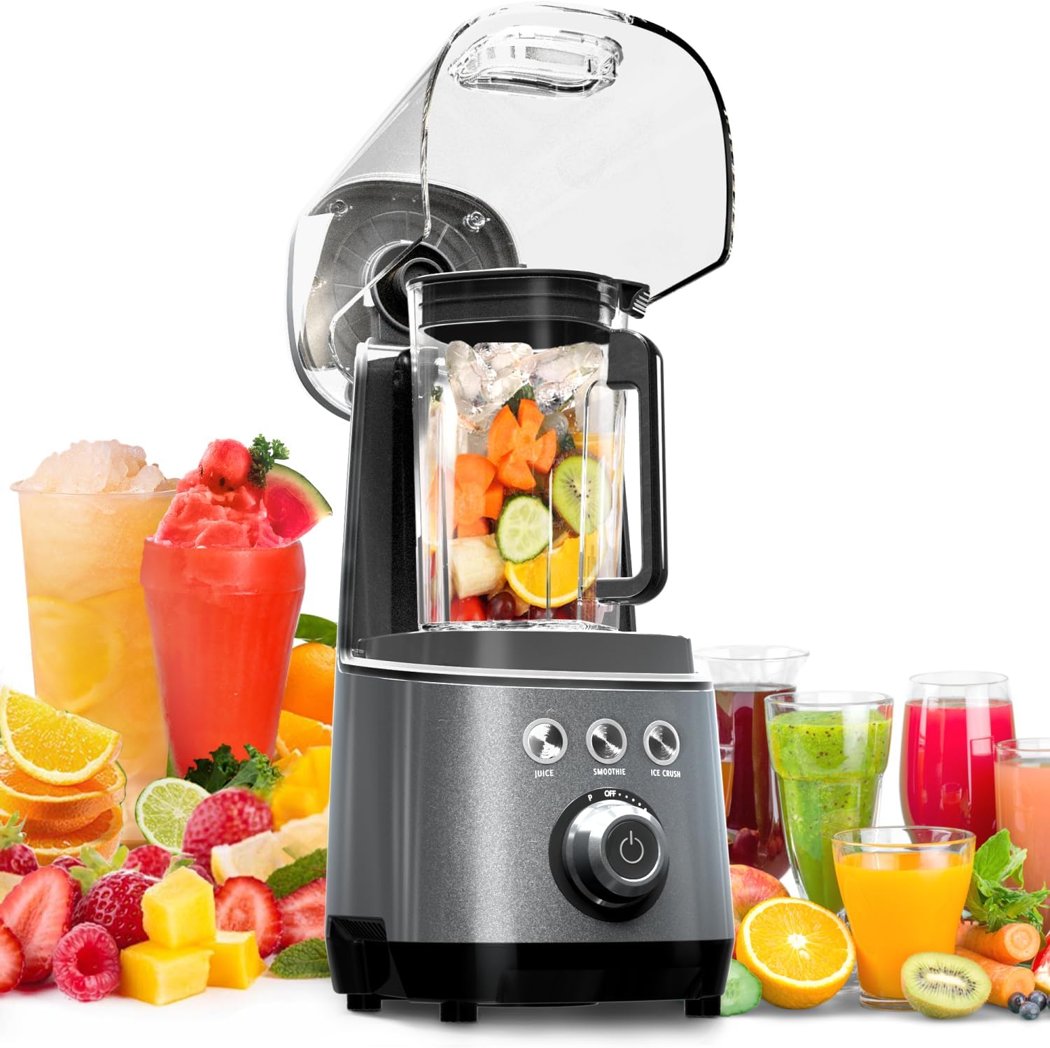 Feekaa Quiet Blender for Shakes and Smoothies, with Low