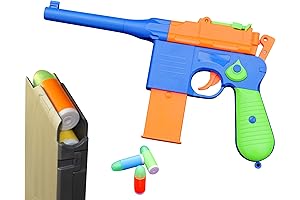 Toy Guns for Boys Mauser c96 - Colorful Pistol - Set of...