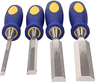 4pc Chisel Carving Wood Work Carpentry Bevel Edge Edged Chisels Woodworking