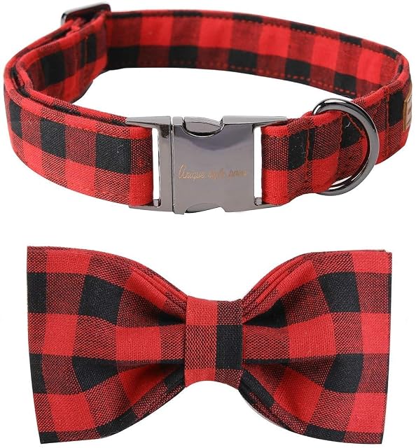 Unique Style Paws Collar para perros, pajarita ajustable, collares o correas para perros y gatos, pequeño