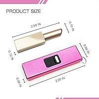 Vista 3 de REAX Stun Gun Keychain for Women Self Defense Mini Stun Gun for Women Stun Gun USB Rechargeable with LED Flashlight Power Volt Micro