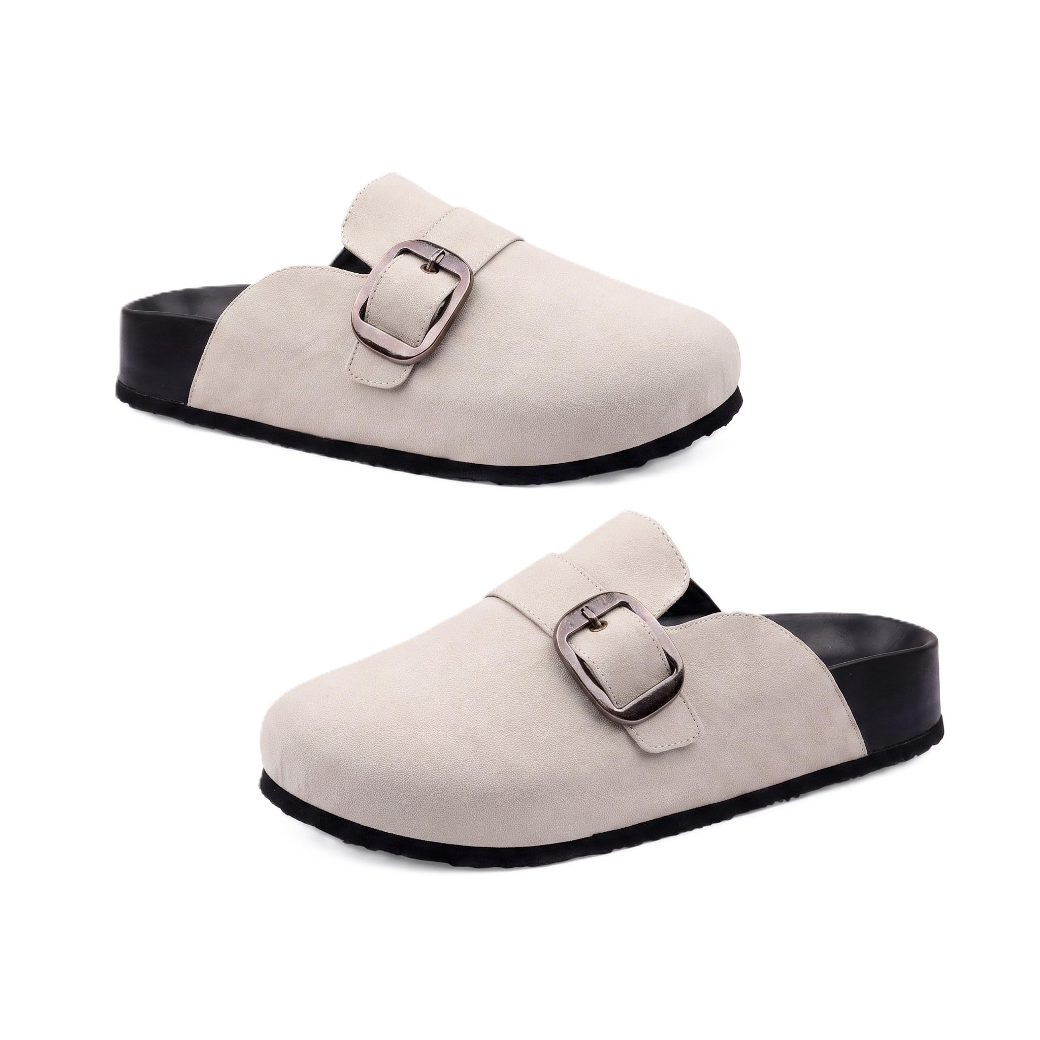 Men's Casual Daily Use Slipon Clogs | New Openback Walking Sandals for Men with Attractive Buckle Design & Flexible EVA Sole.-image-19
