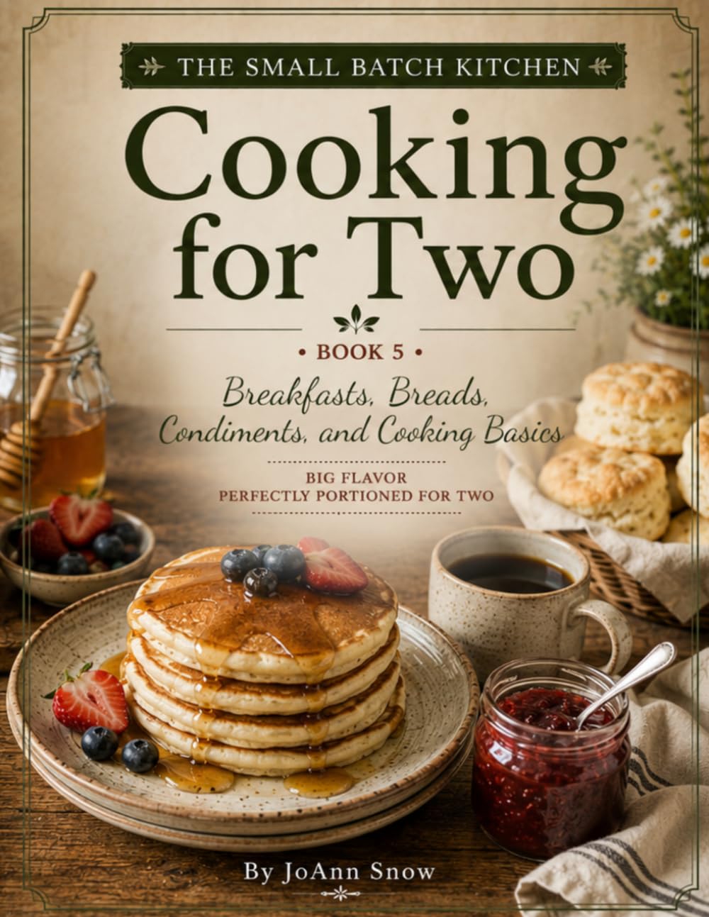 The Small Batch Kitchen: Cooking for Two: Breakfast, Breads, Condiments, and Cooking Basics with Charts