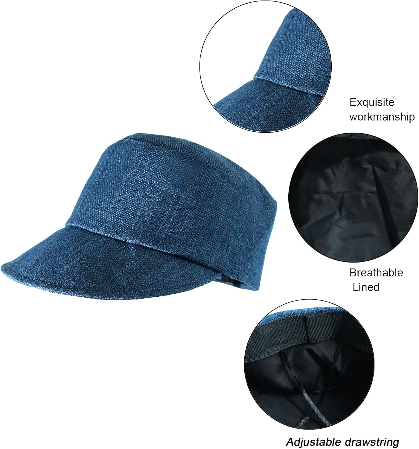 Women Newsboy Hats Vintage Cabbie Hat Beret Paperboy Fiddler Bakerboy Cap
