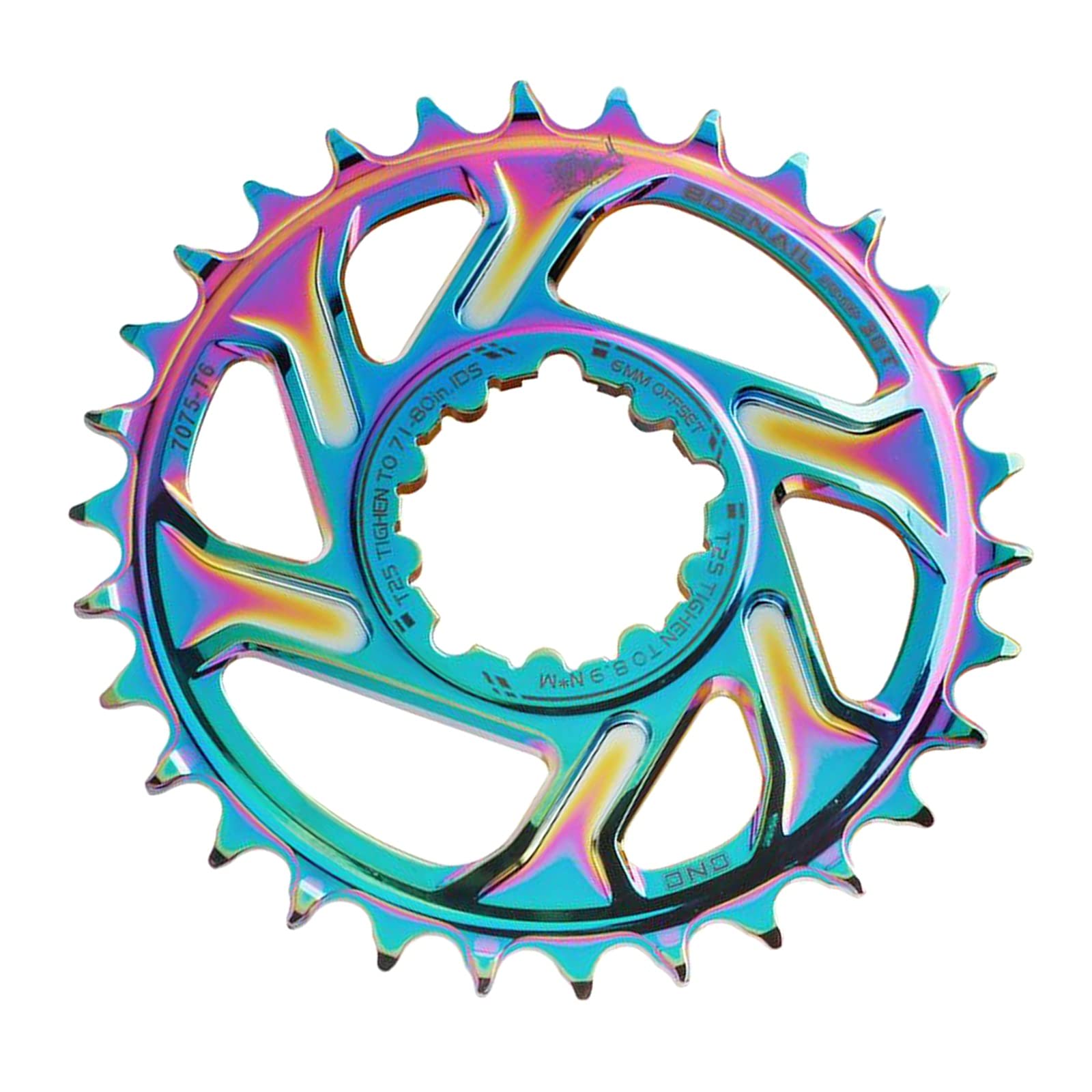 Chain Ring， Crank Chain Ring，Strength Bike Chainring Direct Mount Wheel Narrow Wide Ring(30t)