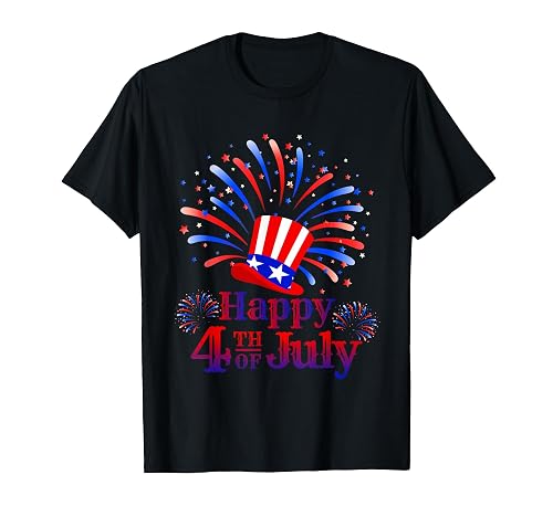 Happy 4th of July America T-Shirt Celebrating Freedom T-Shirt