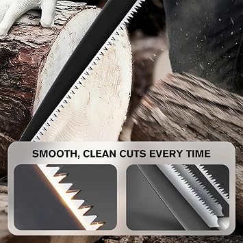 Lightweight And Sharp Universal Pruning Saw With Sheath SK5 Steel, Fast Cutting & Ergonomic Grip, Hand Pruning Saw with Saw Blade Enclosure, for Tree Trimming, Wood Cutting (270 mm)