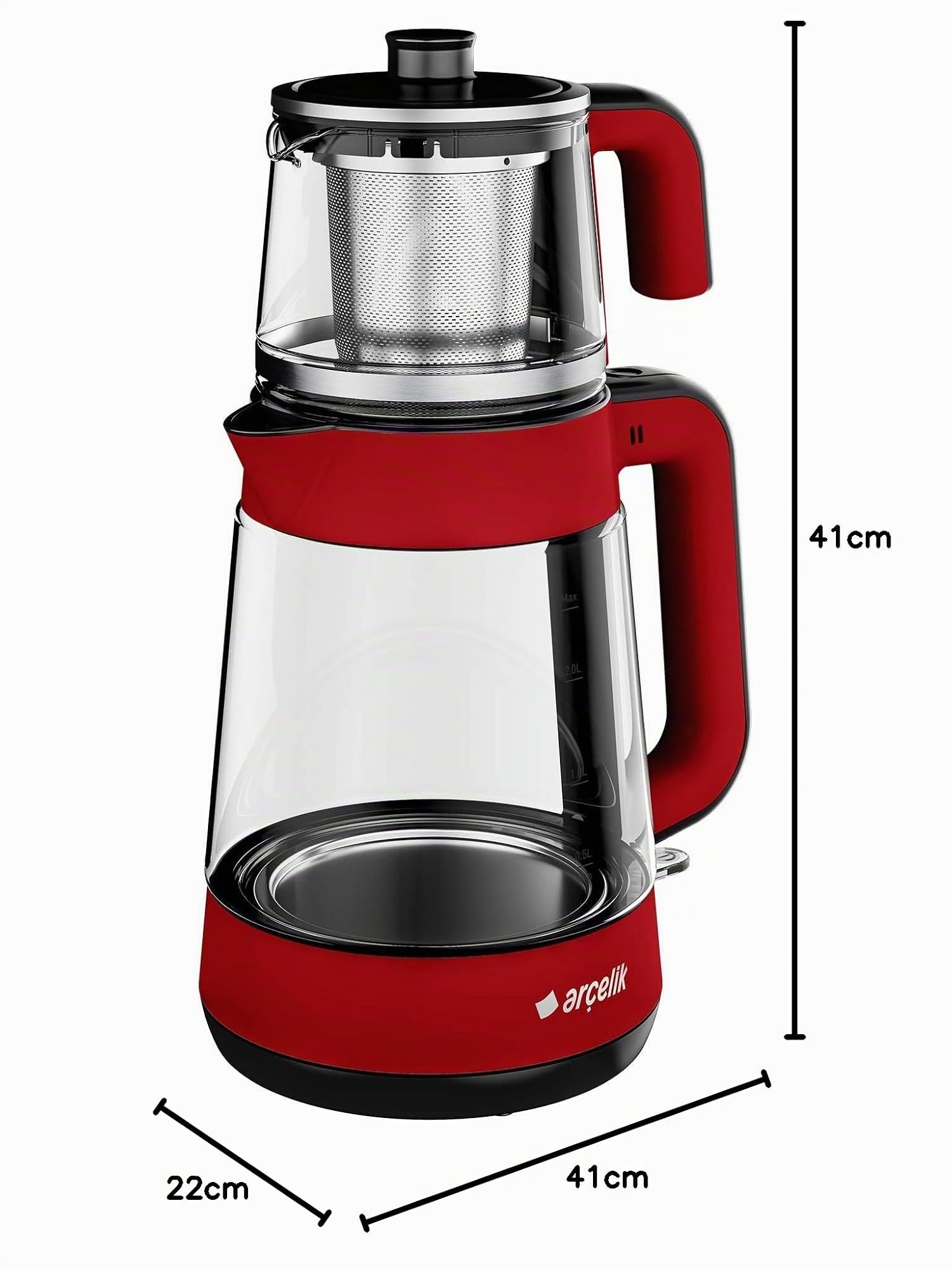 Arçelik CM 6964 K Resital (ROT) Kiefer Teemaschine