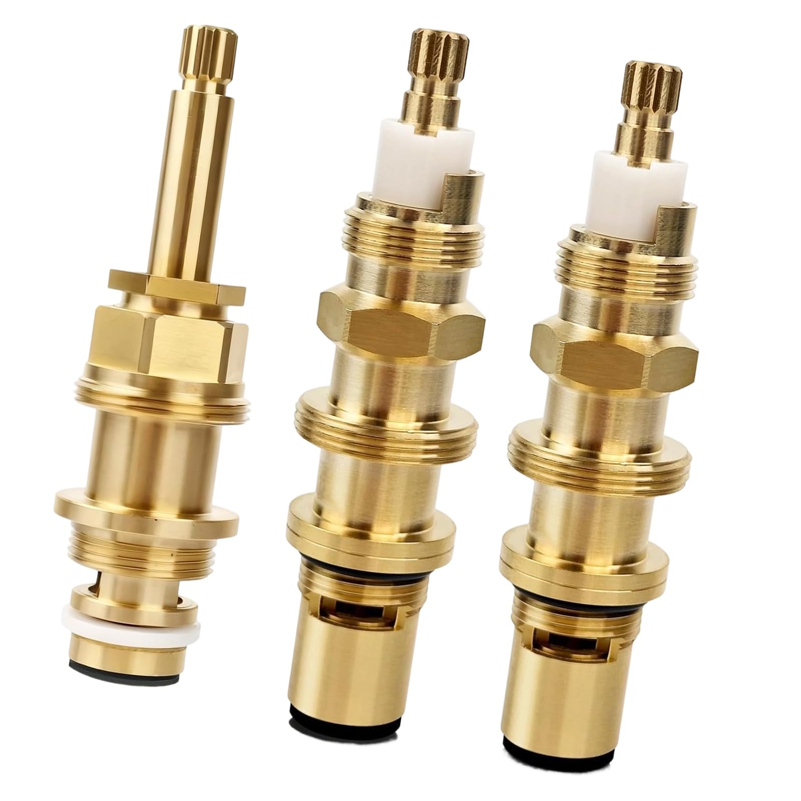 Pangboer Multicolor Shower Cartridge Diverter Stems Gate Faucet For 910-030 & 910-022 Brass Construction Gate Faucet