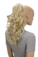 Vista 17 de CAISHA Extensiones de cola de caballo de 18 "voluminosas onduladas negro rojo mezcla PH38