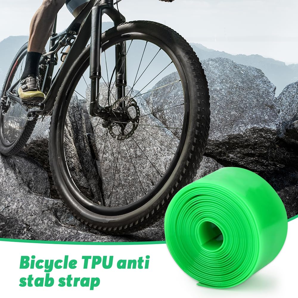 Rustine Chambre A Air Protection Anti-crevaison Vélo Mizikuu - Bande Polyuréthane 230 X 3,4 Cm - Pour Pneus 30 à 73,6 Cm Bande Anti-crevaison Fat Bike