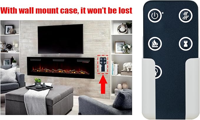 Control Remoto de Repuesto para Chimenea Eléctrica Northwest miniatura 3