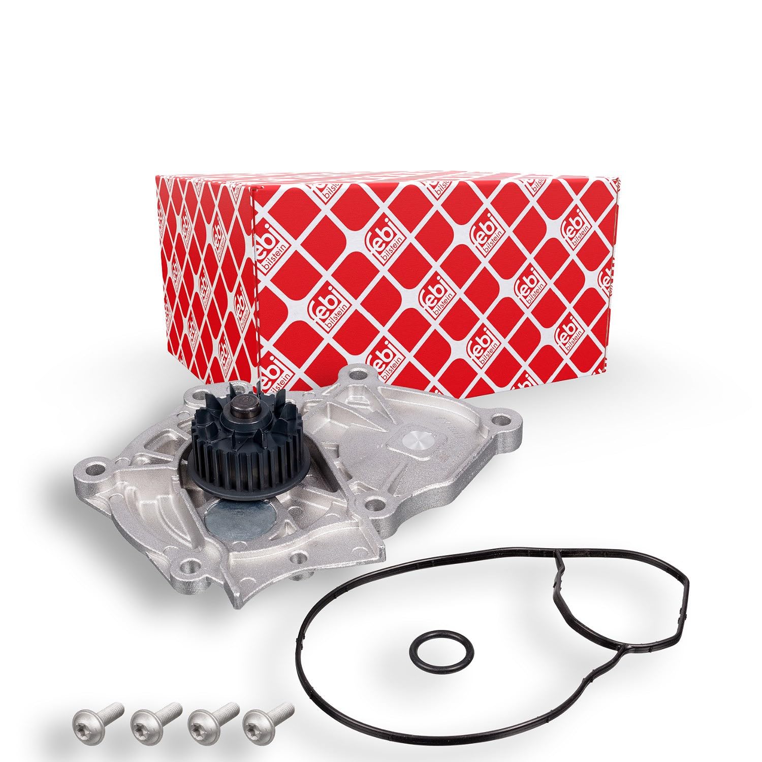 febi bilstein 102495 pompa wodna z uszczelkami i śrubami, 1 sztuka